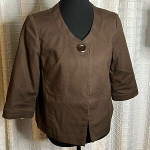 Talbot’s Brown Cotton Jacket